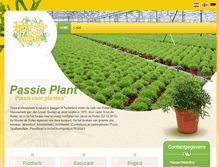 Tablet Screenshot of passieplant.nl